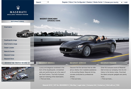 MaseratiWeb The Maserati Web Site