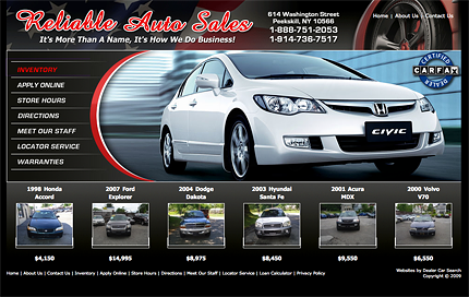 ReliableAuto Reliable Auto Web Site