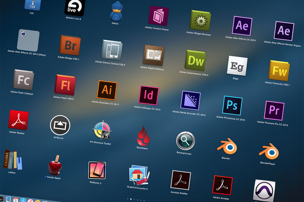 Graphic Applications on my Mac PRo. -