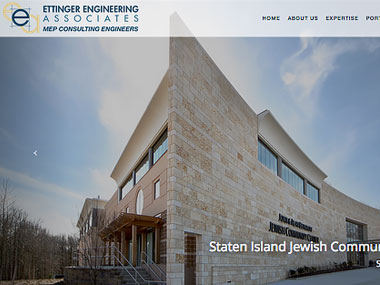 Ettinger Enginering Associates Web Site Thumbnail