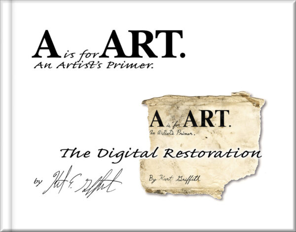 A is for ART Front Cover Mockup